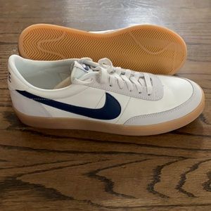 New Killshot 2 Leather Navy Check, gum, men’s 10, woman’s 11.5